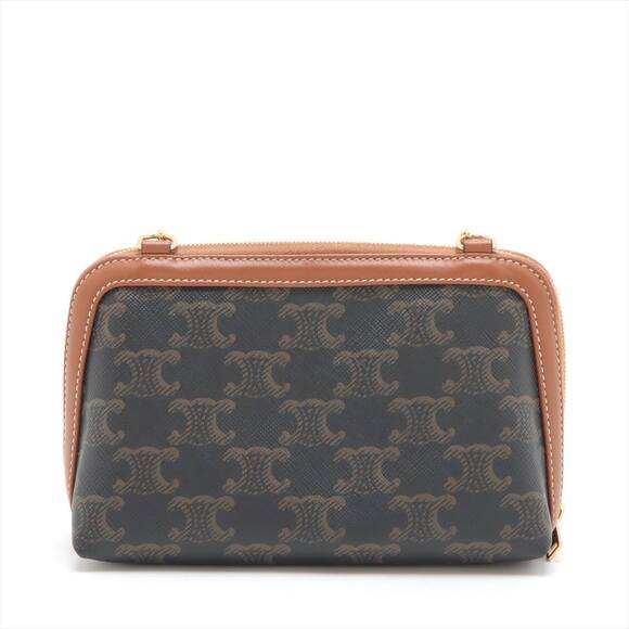 Celine Triomphe Pvc & Leather Chain #164876C88B - Picture 2 of 10